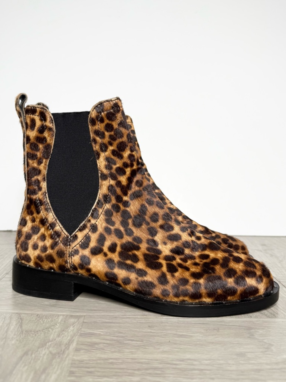 Rebecca Minkoff Leopard Chelsea Boot 7 1/2 M